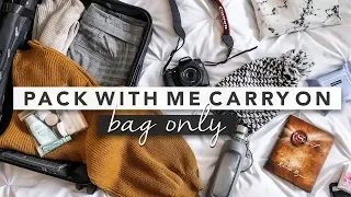 Pack With Me Carry On Only for Winter Travel | by Erin Elizabeth