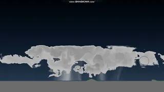 Weather sandbox simulation of 2 developping thunderstorm (Classic Version)