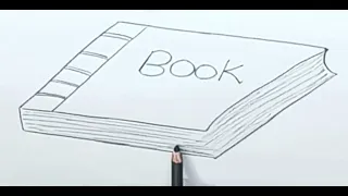 How to  draw a  book 📙 step by step!!@APDRAWING  Как Нарисовать  книгу