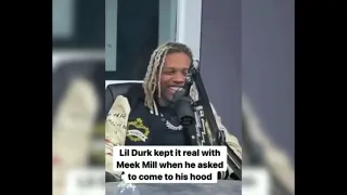 Lil Durk’s answer to Meek Mill wanting to visit O block