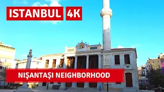 Istanbul Nişantaşı |Walking Tour In The Popular And Fashion Neighborhood 23August 2021|4k UHD 60fps