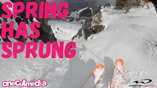 Spring has Sprung at WhistlerBlackcomb  onecutmedia