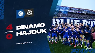 DINAMO HIGHLIGHTS | GNK Dinamo 4:0 HNK Hajduk | Velika pobjeda Dinama u derbiju 23. kola