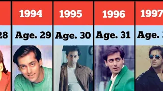 Salman Khan Age Comparison 1990 to 2023 || Salman Khan age transformation in 25 to 58 || ...