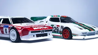 Hot Wheels Premium Twinpack BMW M1 Procar and Lancia Stratos Group 5 Showcase