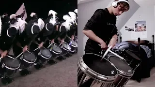 Top Secret Drum Corps - 17 Year Old Drummer Plays Alongside