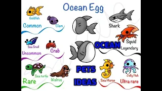 OCEAN EGG ADOPT ME ROBLOX - OCEAN PET IDEAS (SEA EGG) ; UPCOMING ADOPT ME UPDATE?