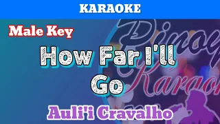 How Far I'll Go by Auli'i Cravalho (Karaoke : Male Key)