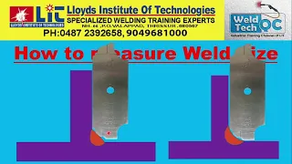 How to Measure Fillet Weld Size ?