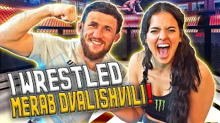 Merab Dvalishvili teaches me how to wrestle & reveals Henry Cejudo fight plan!