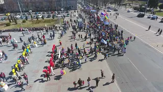 Пасхальное шествие в городе Черкассы.