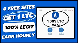 Claim 1 Free LTC - NO Deposit: 4 Litecoin Sites! (Payments Proofs Included)