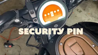 Sportster S Security PIN Tutorial