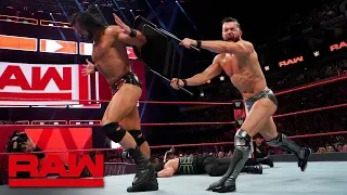 Reigns, Bálor and McIntyre brawl in high-stakes Triple Threat Match: Raw, July 16, 2018