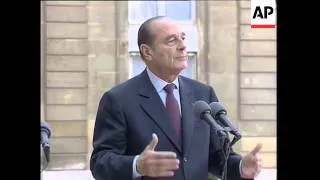 Chirac and Aznar on Iraq differences