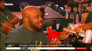 RWC 2023 | Fans in Polokwane gather at public viewing ahead of Rugby World Cup final