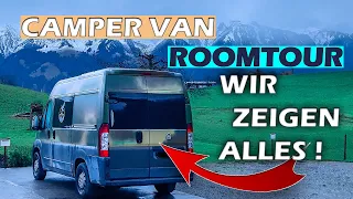 CAMPER VAN ROOMTOUR I Low Budget unter 5000euro I DIY CAMPER ROOMTOUR I VANLIFE Roomtour I Jim Story