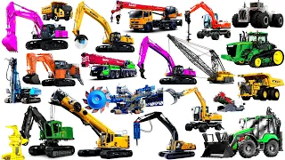 TOP Excavators Synthetic | Excavator Digger, Demolition, Hammer, Grapple, Saw, Backhoe, Auger, Saw