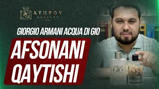 Afsonani Qaytishi. Giorgio Armani Gio dan Eau De Parfum 2022 Yil. O’zbek Tilida