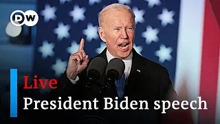 Live: Joe Biden speech ahead of the first anniversary of Russia's invasion of Ukraine | DW News