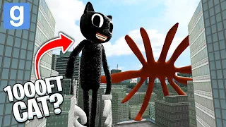 CAN HUGE CARTOON CAT DEFEAT... THE GIANTS?! 🙀 (Garry's Mod Sandbox) | JustJoeKing