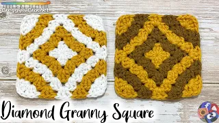 CROCHET “Diamond” Granny Square | Tutorial