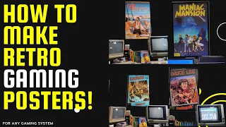 How to Make Retro Gaming Posters: Quick & Easy Tutorial in 2023!