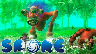 Отшельники и МОНСТР #3 - SPORE С Модом Platinum Spore