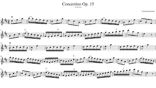 Küchler Concertino Op. 15, 3rd Movement, Violin