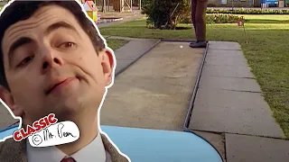 Mastering the Mini Golf Course | Mr Bean Funny Clips | Classic Mr Bean