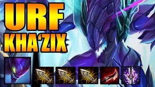 URF KHA'ZIX LOL GAMEPLAY - Infinity Edge Assassin Spam