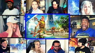 Horizon Forbidden West - State of Play Gameplay Reveal Reactions Mashup