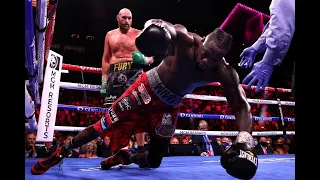 تايسون فيوري ضد وايلدر 3 Tyson Fury vs Deontay Wilder 3 round 11 KO! Finish!