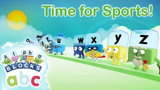 @officialalphablocks - Time for Sports! ⚽️ 🏃‍♂️ | Winter Olympics | Learn to Spell