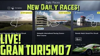 NEW DAILY RACES! + GTWS Testing // Gran Turismo 7 Live!