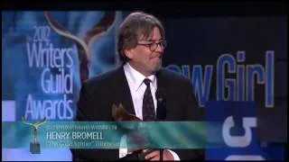 Vince Gilligan (Breaking Bad) and Henry Bromell (Homeland) win the 2012 WGA Award for Episodic Drama