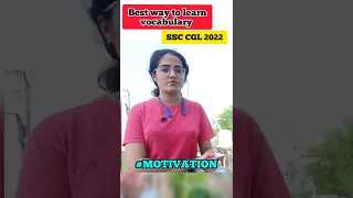 SSC CGL 2022| Easy ways to learn vocabulary effectively| STUTI JAIN