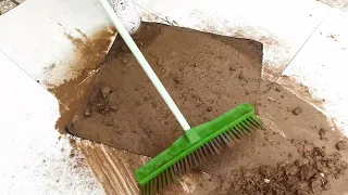 Filthiest, Dark Mud, Poured From This Flooded Rug | Carpet Cleaning Satisfying ASMR