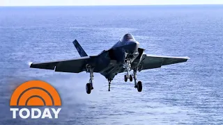 Navy Jet Crashes While Trying To Land On Aircraft Carrier