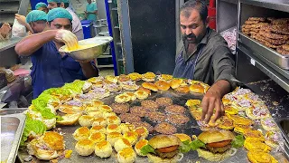 Chillies Fried Bun Kebab Cooking Skills | MIRCHI WALA BUN KABAB | Karachi Street Food Pakistan