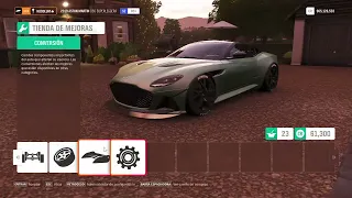 Forza Horizon 4  tuneando y manejando el Aston Martin DBS Superleggera (gameplay no comentado)