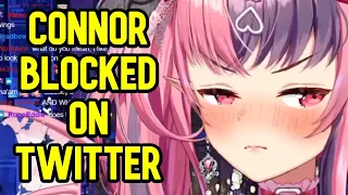 Ironmouse X CDawgVA - Ironmouse blocks Connor on Twitter