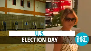 USA voting underway: Donald Trump's wife Melania votes; Joe Biden in hometown