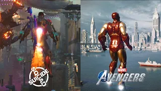 Suicide Squad vs Marvel's Avengers | side by side Gameplay Comparison