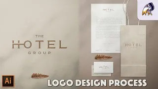 Hotel Logo Design - Adobe Illustrator Tutorial - Logo Idea