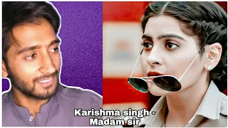 Reaction on Karishma Singh Best Dialogues | Karishma singh | #madamSir | Hamza Views