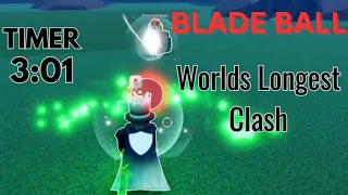 World's Longest Blade ball Standoff!