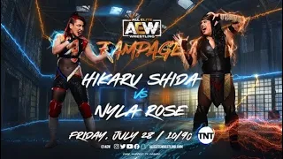 AEW: Fight Forever Hikaru Shida Vs. Nyla Rose | AEW Rampage 7/28/23