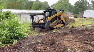 A little mulching action for the weekend! CAT 299D3 XE 🔥 💪🏻 🌲 🌲