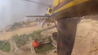 AS350 Helicopter Fire Fighting 2012